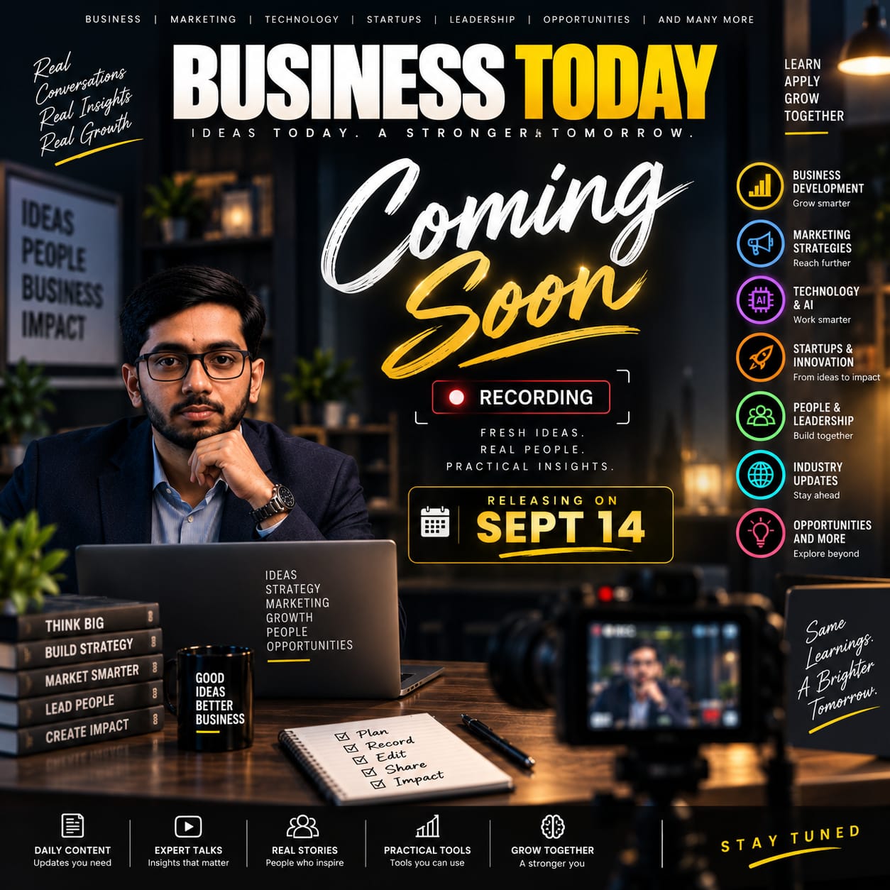 YKM Podcast Begins September 14 — Conversations That Go Beyond Business